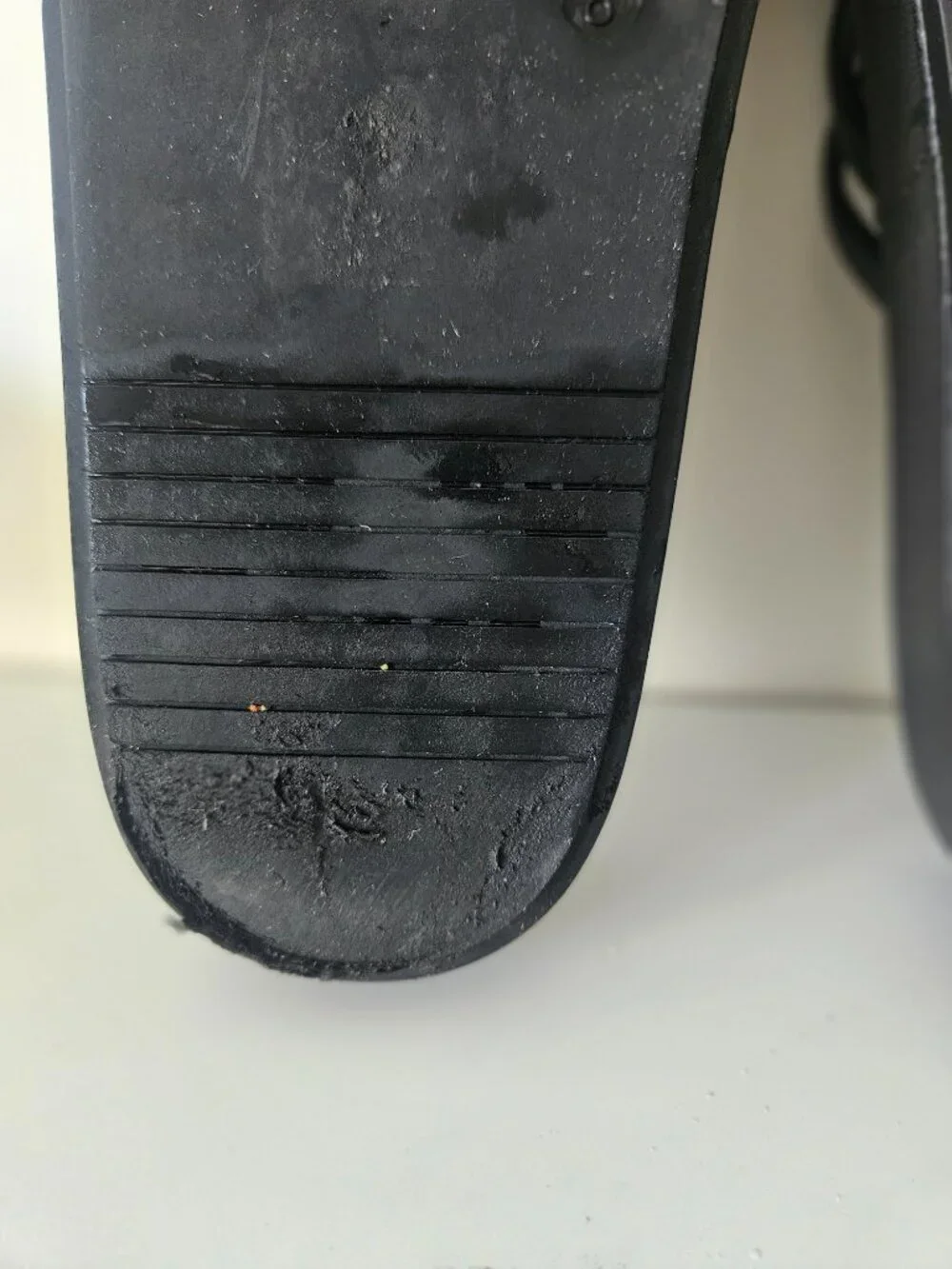 Madden Girl Fowler Black Platform Slide Sandals, Size 8